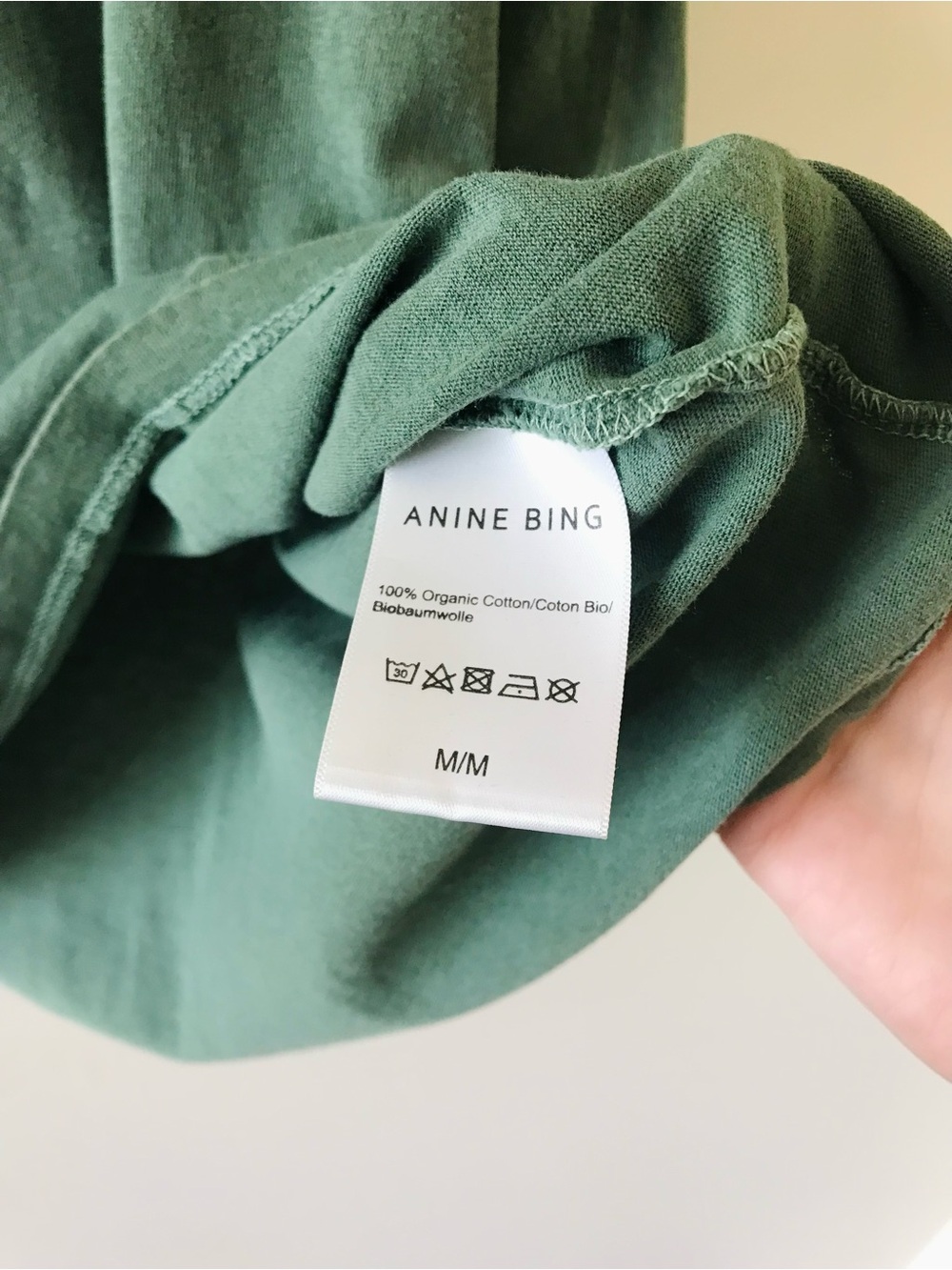 Anine Bing Ashton Bing Live Tee Shirt in Green - Picture 9 of 16